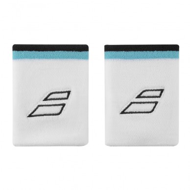 Wristbands Babolat Terry Jumbo White Blue