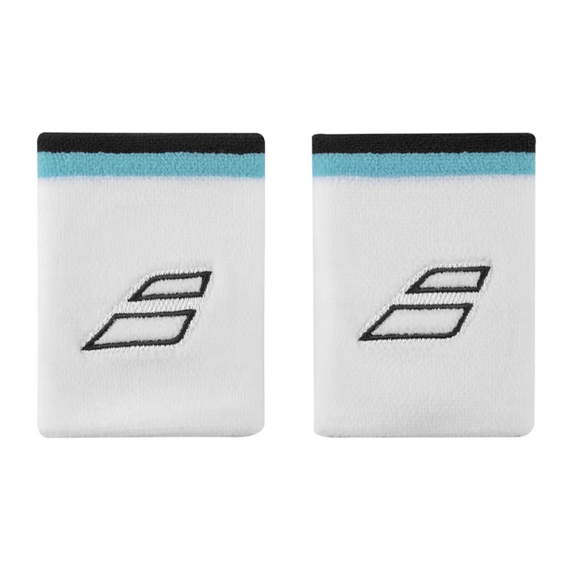 Wristbands Babolat Terry Jumbo White Blue Wristbands Babolat Terry Jumbo White Blue