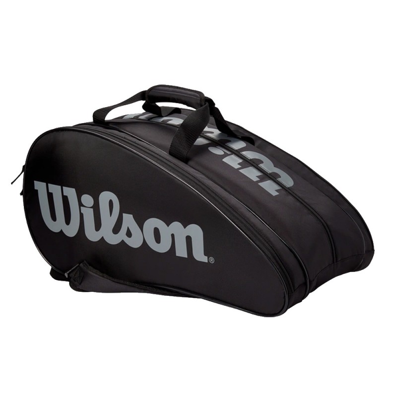 Padel bag Wilson Rak Pak black gray 2023 Padel bag Wilson Rak Pak black gray 2023