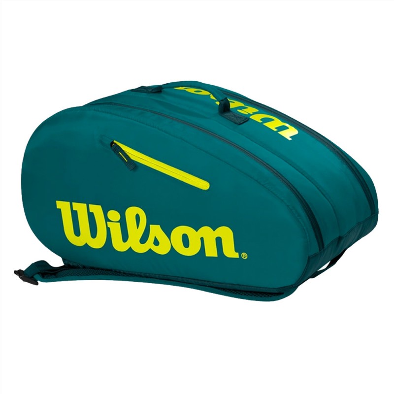 Padel bag Wilson Youth green yellow 2023