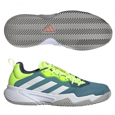 Padel shoes Adidas Barricade M Clay arctic night white 2023