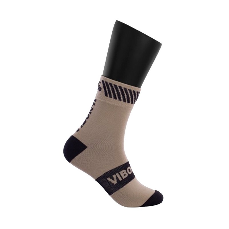 Socks Vibora Kait mid calf silver black Socks Vibora Kait mid calf silver black