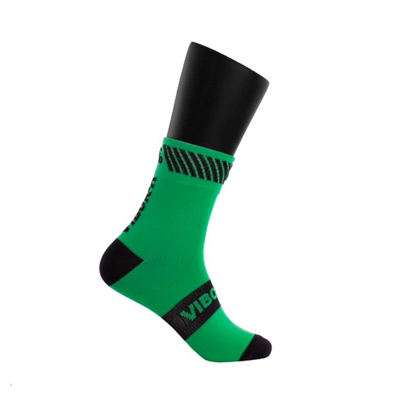 Socks Vibora mid-half socks green black Socks Vibora mid-half socks green black
