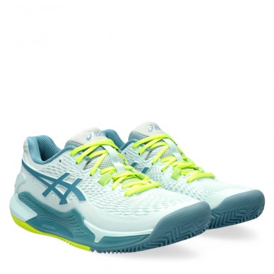 Padel shoes Asics Gel Resolution 9 clay soothing sea gray blue