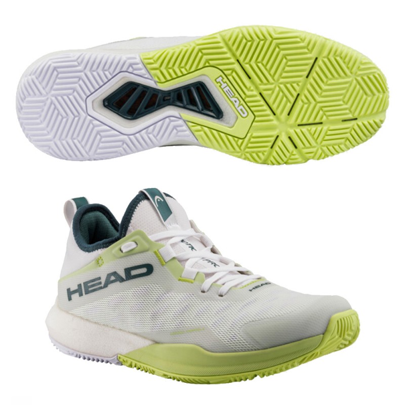 Padel shoes Head Motion Pro Men White Yellow 2023 Padel shoes Head Motion Pro Men White Yellow 2023