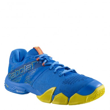 Babolat Movea Men french blue vibrant yellow 2023 padel shoes