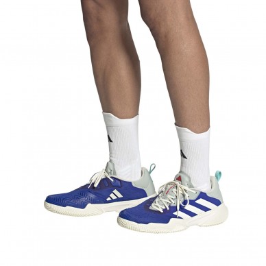 Padel shoes Adidas Barricade FMT M team royal blue white bright red 2023