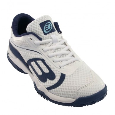 Padel shoes Bullpadel Beker 23I white navy blue