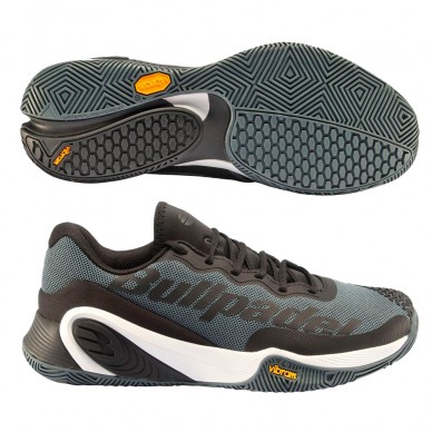 Padel shoes Bullpadel Hack Vibram 23I black white