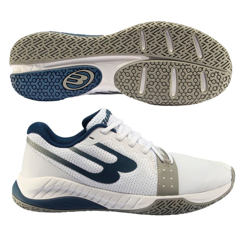 Bullpadel Comfort 23I White Navy Blue 2023 Padel Shoes