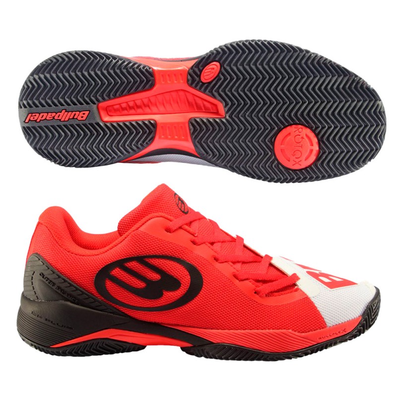 Padel shoes Bullpadel Vertex Grip 23I red