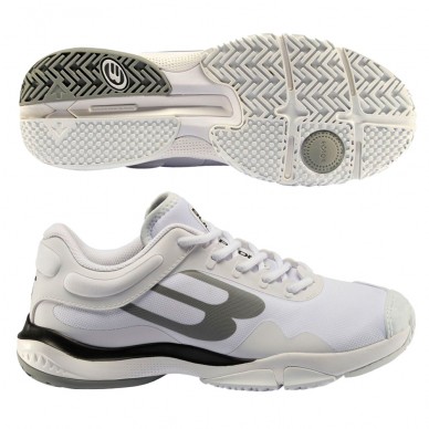 Padel shoes Bullpadel Flow Hybrid Fly 23I white black