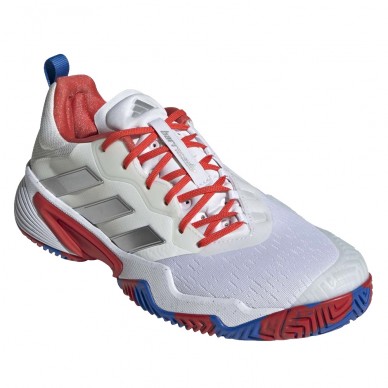Padel shoes Adidas Barricade FMT M white silver 2023