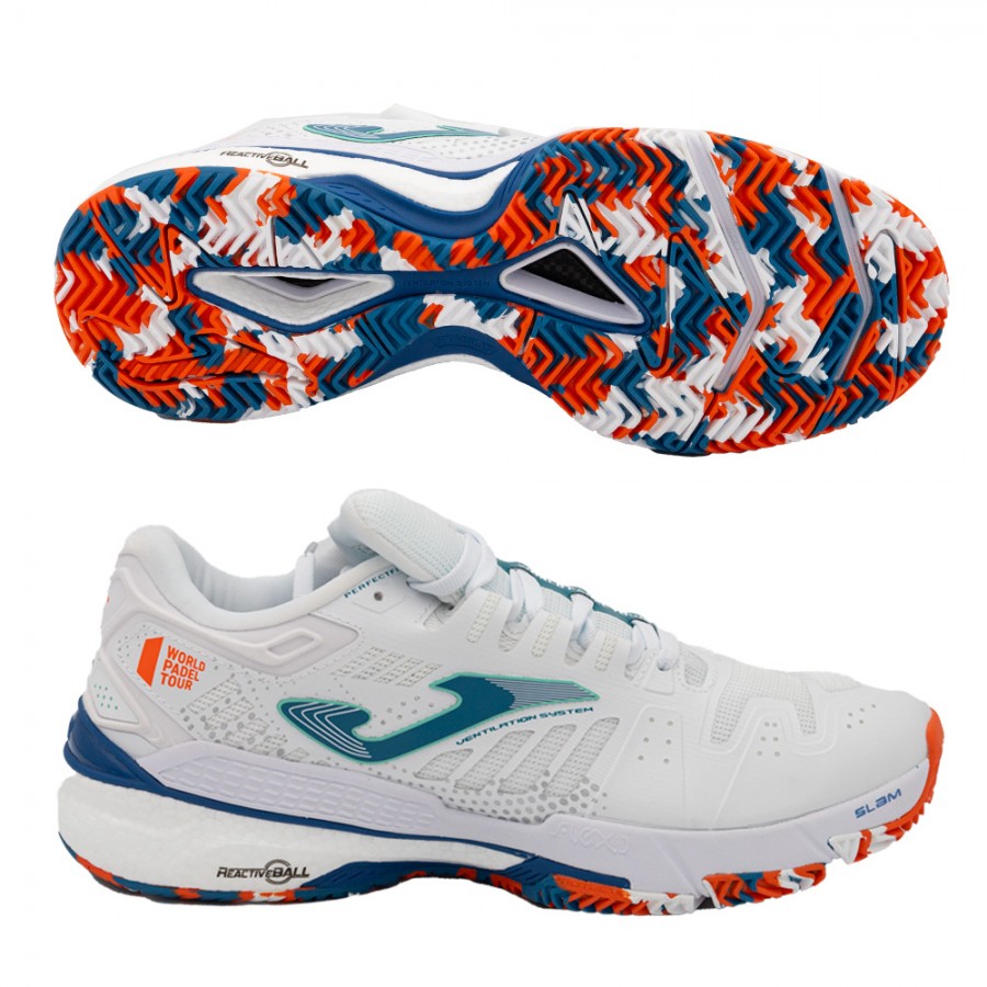 ▷ Zapatilla Padel Hombre Joma Slam 2332【Envíos 24/48h】【Pago con bizum】  COLOR BLANCO TALLA 44