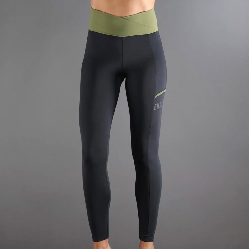 Leggings Endless Cross Pocket black army Leggings Endless Cross Pocket black army