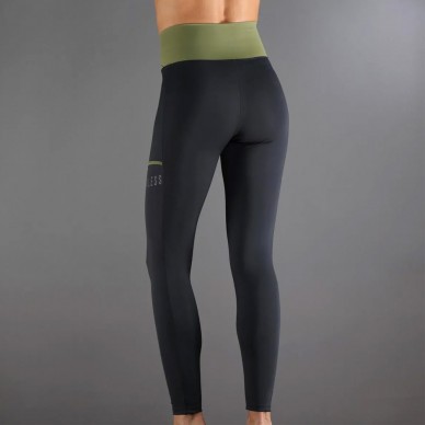 Leggings Endless Cross Pocket black army