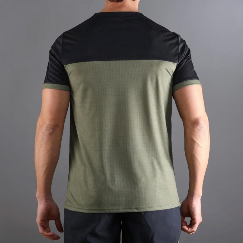 T-Shirt Endless Alpha II Army Black - Zona de Padel