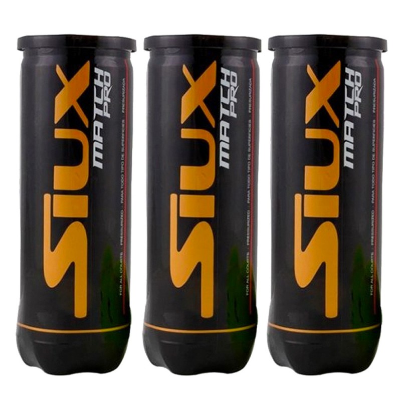 Pack of 3 Siux Match Pro ball bottles