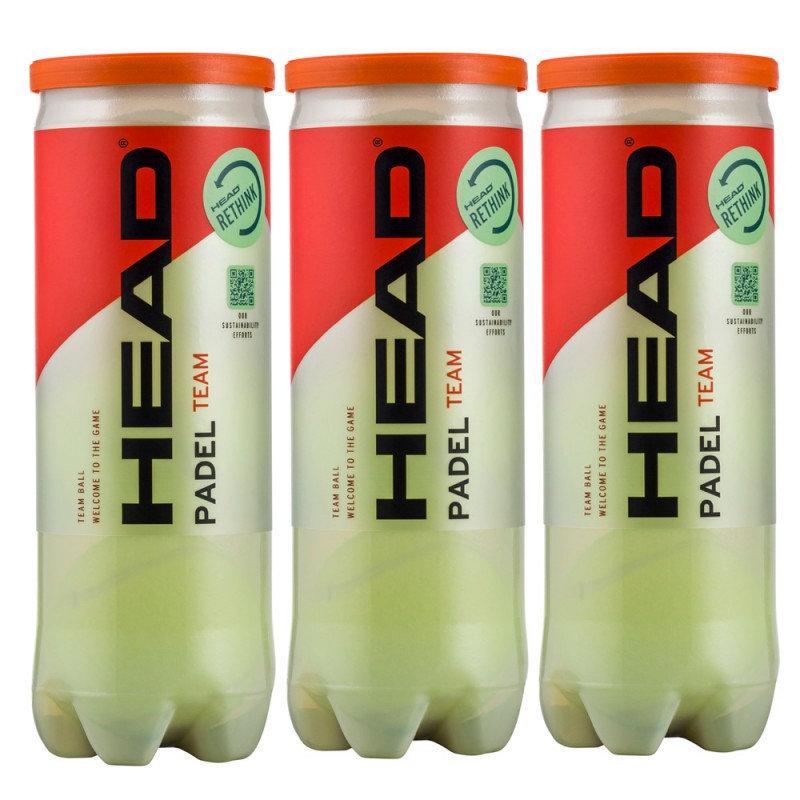 Pack 3 Cans Head Padel balls Pack 3 Cans Head Padel balls