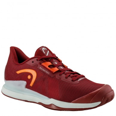 Head Sprint Pro 3.5 Clay dark red orange 2024 padel shoes