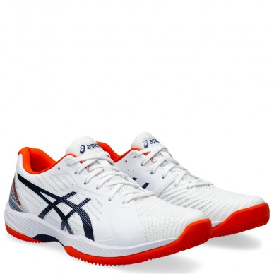 Asics Solution Swift FF Clay white blue expanse 2024 padel shoes