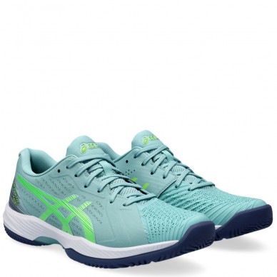 Asics Solution Swift FF Padel teal tint electric lime 2024 padel shoes