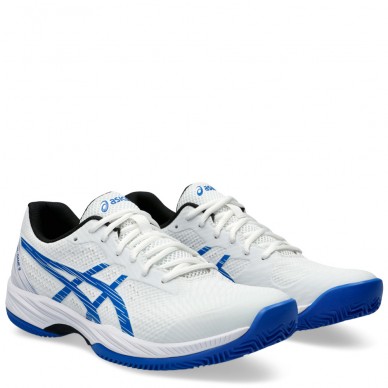 Asics Gel Game 9 Clay oc white tuna blue 2024 padel shoes