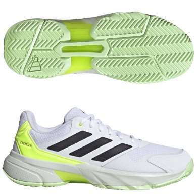 Adidas Courtjam Control M yellow white 2024 padel shoes