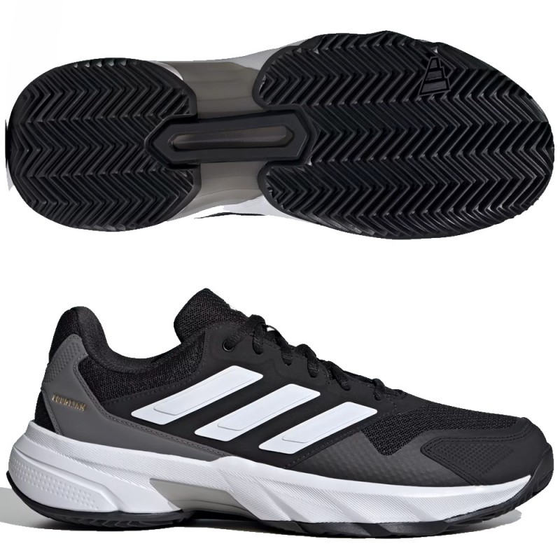 Adidas Courtjam Control M Clay black white 2024 padel shoes