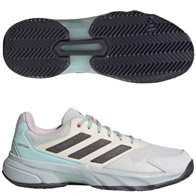 Adidas Courtjam Control M Clay white grey 2024 padel shoes