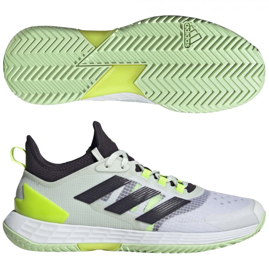 sneakers Adidas Adizero Ubersonic 4.1 M white lucid lemon - Zona de Padel