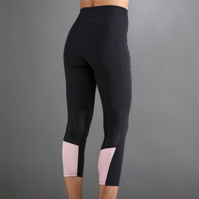 Leggings Endless Indy 7/8 black crystal rose