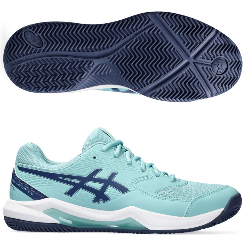 Asics Gel Dedicate 8 Padel teal tint thunder blue 2024 padel shoes Asics Gel Dedicate 8 Padel teal tint thunder blue 2024 padel shoes
