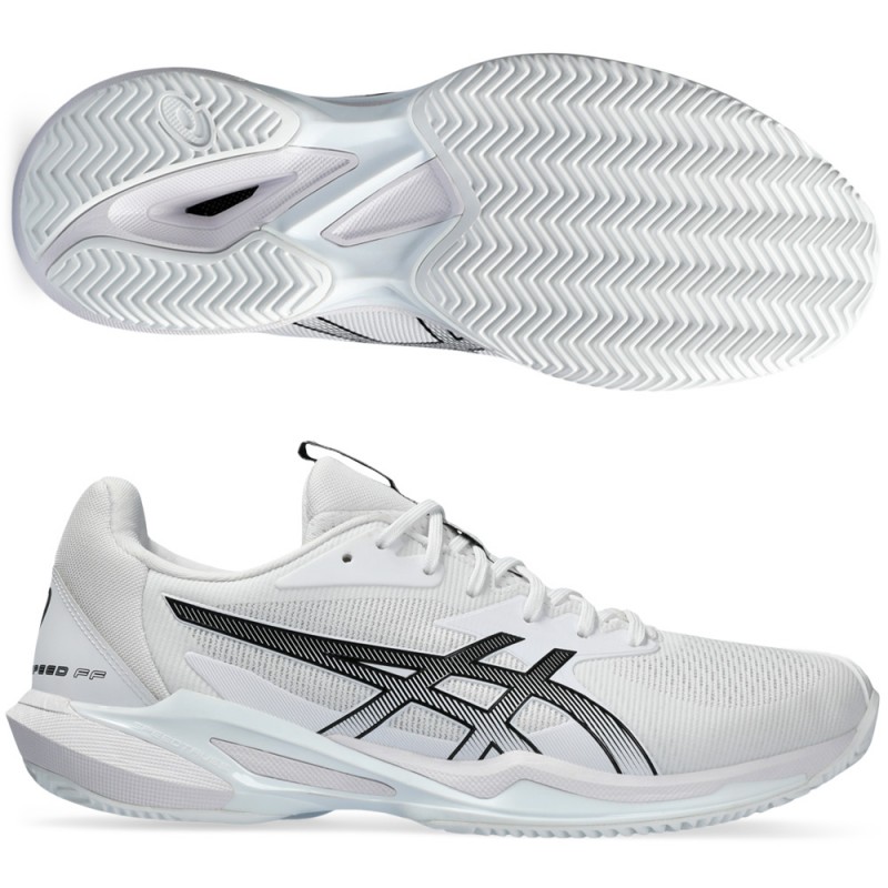 Asics Solution Speed FF 3 Clay white black 2024 padel shoes