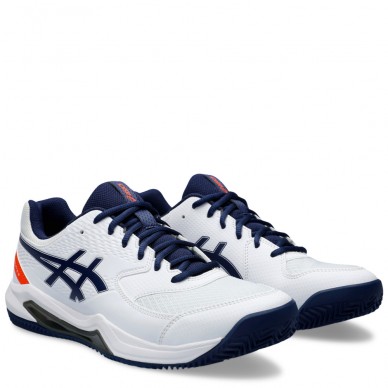 Asics Gel Dedicate 8 Clay white blue expanse 2024 padel shoes