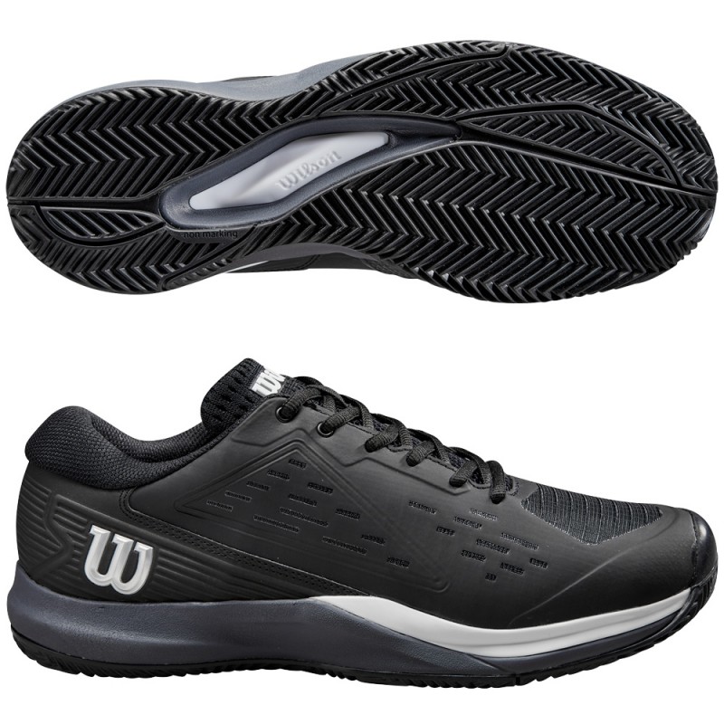 Wilson Rush Pro Ace Clay black ombre blue 2024 padel shoes Wilson Rush Pro Ace Clay black ombre blue 2024 padel shoes