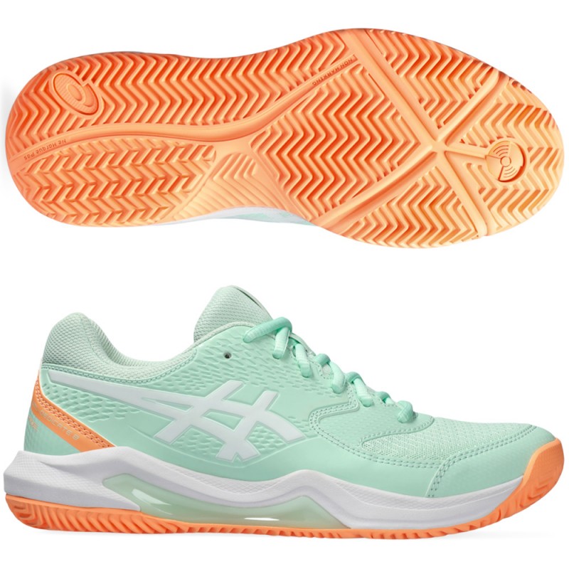 Asics Gel Dedicate 8 Padel mint tint white 2024 padel shoes Asics Gel Dedicate 8 Padel mint tint white 2024 padel shoes