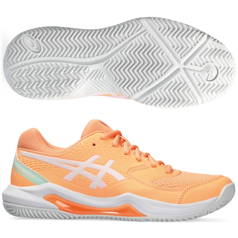 Asics Gel Dedicate 8 Padel bright sunstone white 2024 padel shoes