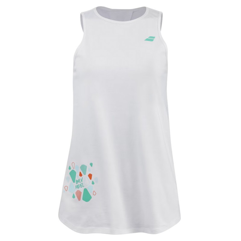 t-shirt Babolat Cotton Tank women white t-shirt Babolat Cotton Tank women white