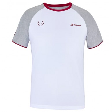 t-shirt Babolat Crew Neck Tee Lebron white