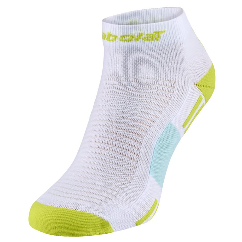 socks Babolat Padel Quarter white sulphur spring socks Babolat Padel Quarter white sulphur spring