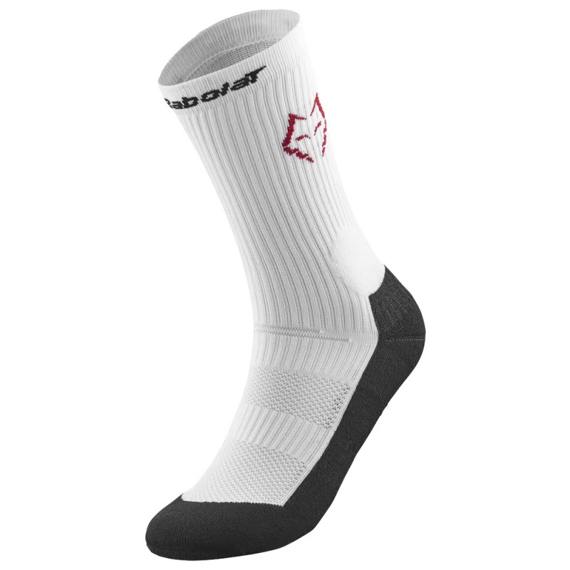 socks Babolat Mid-Calf Lebron white black socks Babolat Mid-Calf Lebron white black