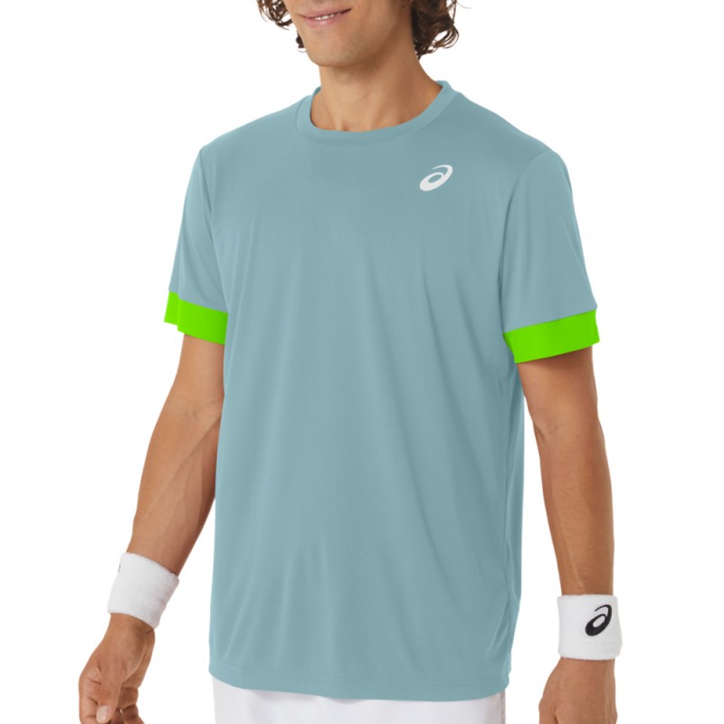 T-shirt Asics Men Court SS Top teal tint