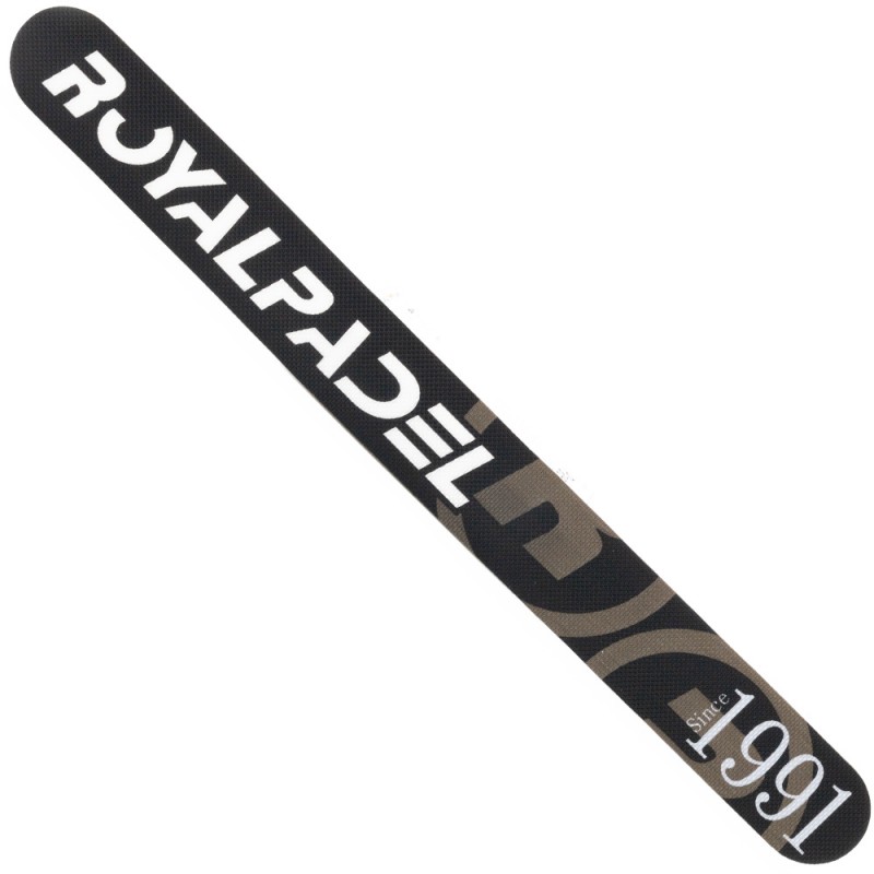 protective Royal Padel Black Gray Logo protective Royal Padel Black Gray Logo