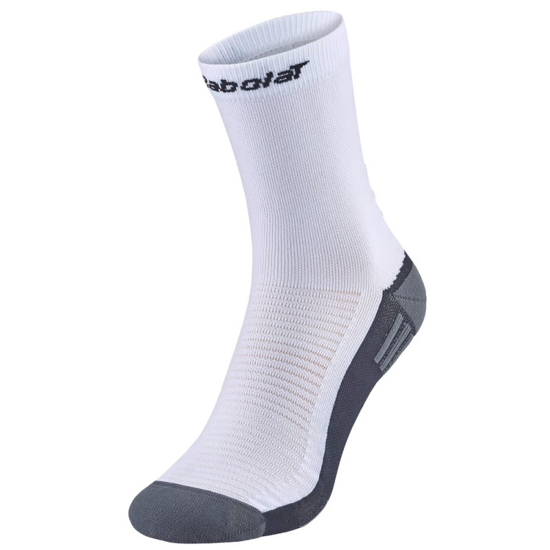 Socks Babolat Padel mid - calf white electric green Socks Babolat Padel mid - calf white electric green
