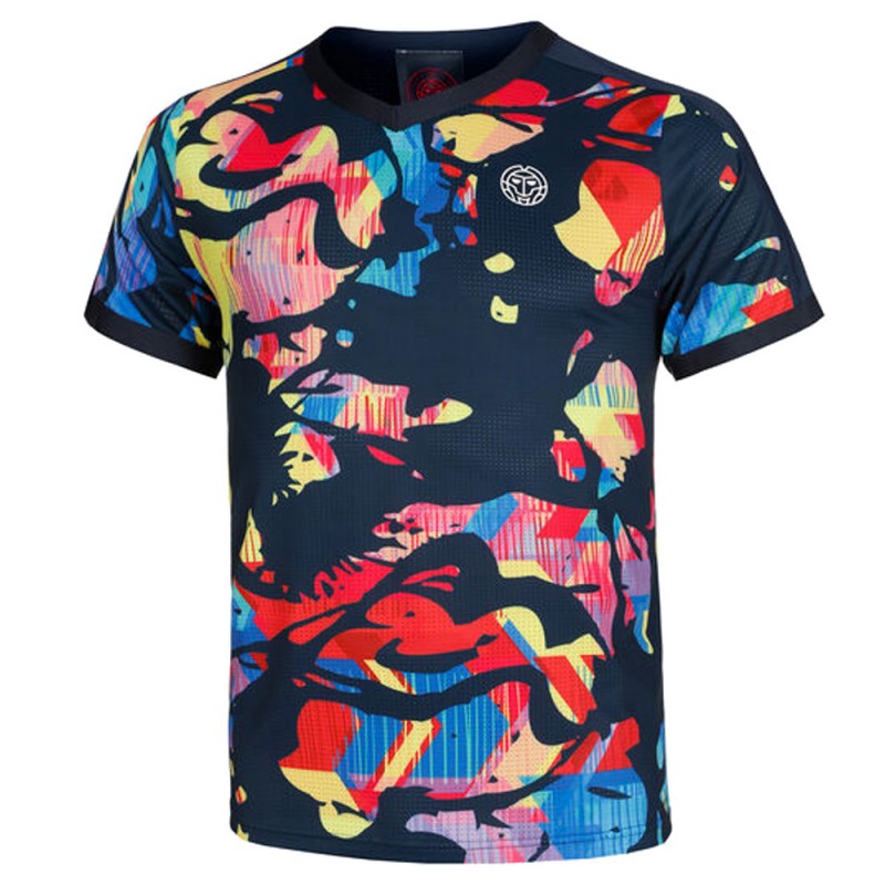 T-shirt Bidi Badu Wild Arts V-Neck multicoloured