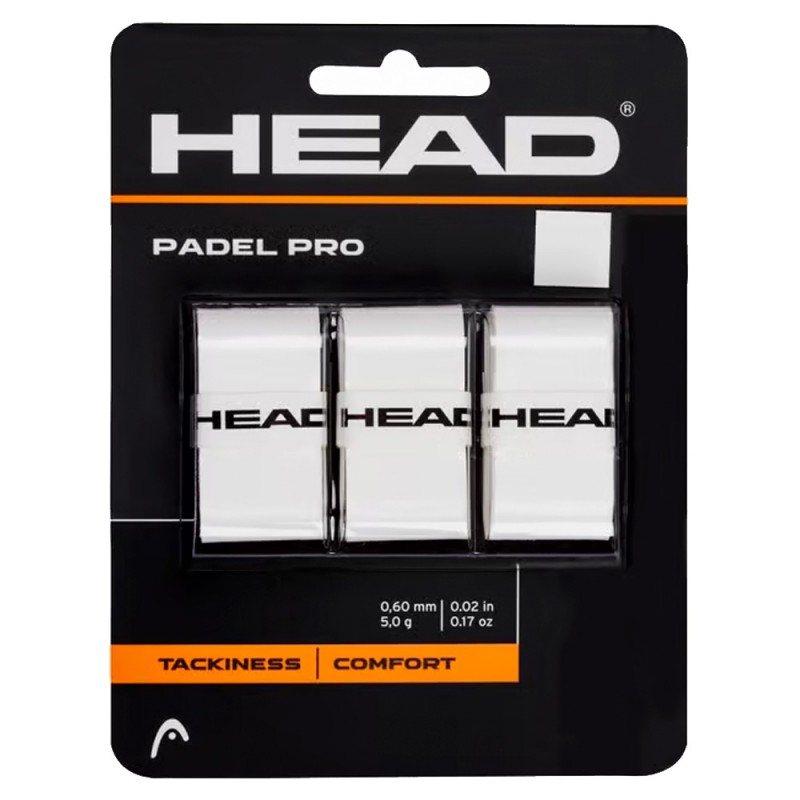 Overgrip Head Padel Pro 3 Pack white