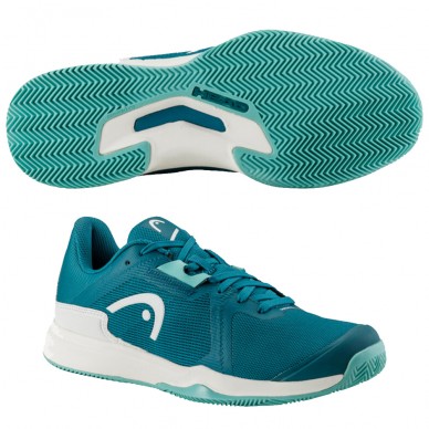 Head Sprint Team 3.5 Clay Women blue stone 2024 padel shoes