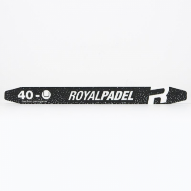 protective Royal Padel Black White Letters