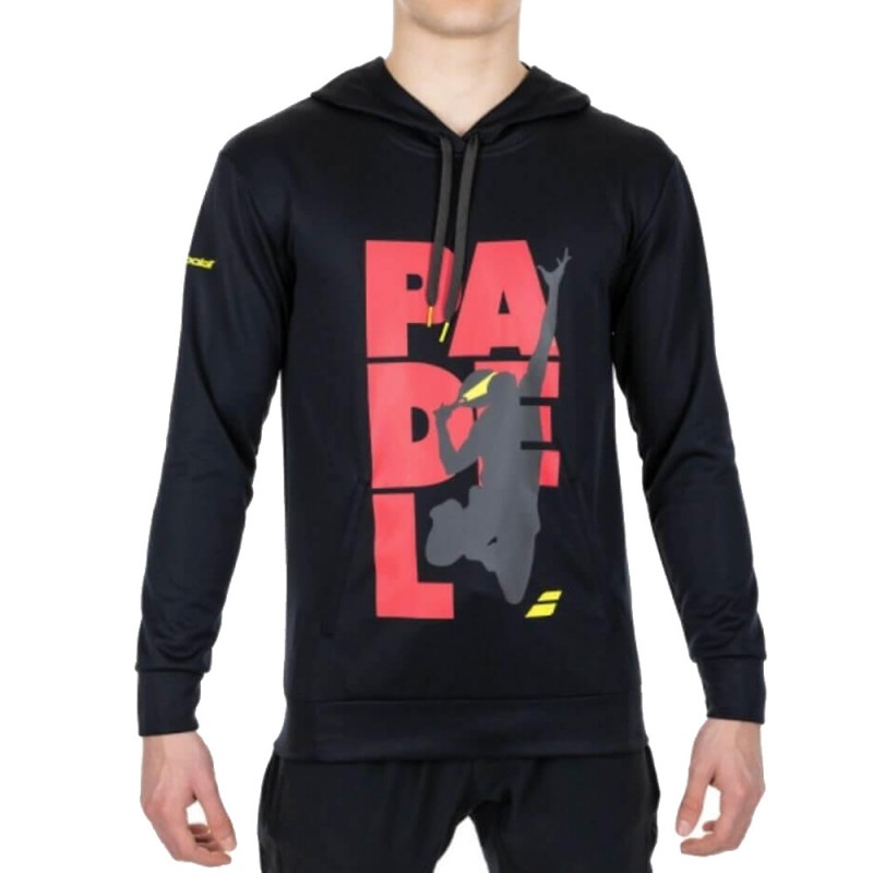 sweatshirt Babolat Padel Hood black sweatshirt Babolat Padel Hood black
